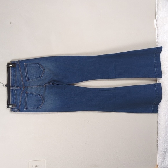 L'AGENCE Mid Rise Flare Jeans Womens 25 Blue Flare Jeans - Picture 3 of 12